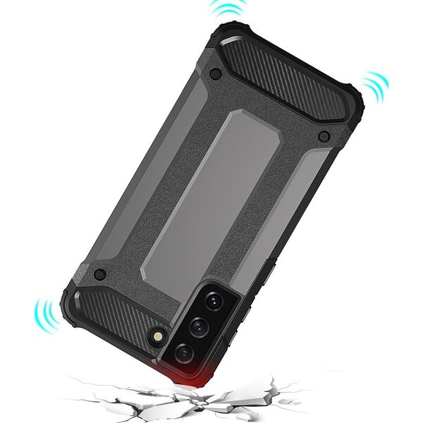 Hurtel Hybrid Armor etui do Samsung Galaxy S23 Ultra pancerny hybrydowy pokrowiec niebieskie 12741090 9145576272602