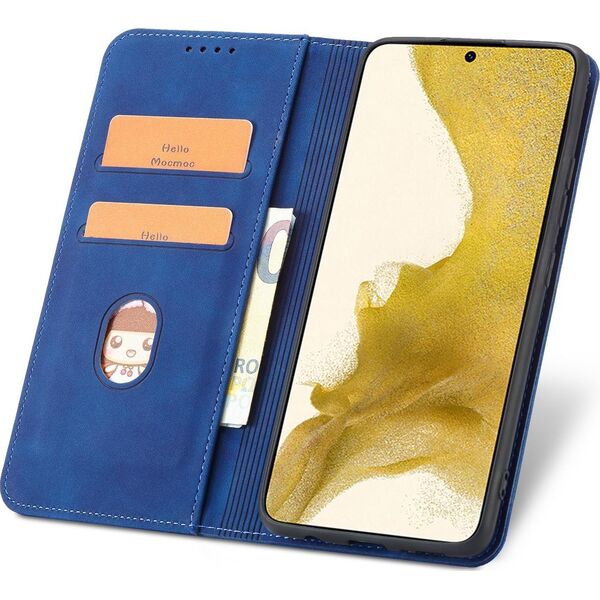 Hurtel Magnet Fancy Case etui Samsung Galaxy S23+ pokrowiec z klapką portfel podstawka niebieskie 12741413 9145576271483