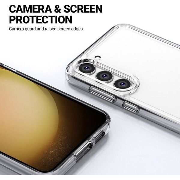 Crong Crong Crystal Shield Cover - Etui Samsung Galaxy S23 (przezroczysty) 12747730 5904310702393