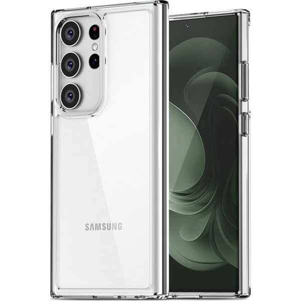 Crong Crong Crystal Shield Cover - Etui Samsung Galaxy S23 Ultra (przezroczysty) 12747732 5904310702416