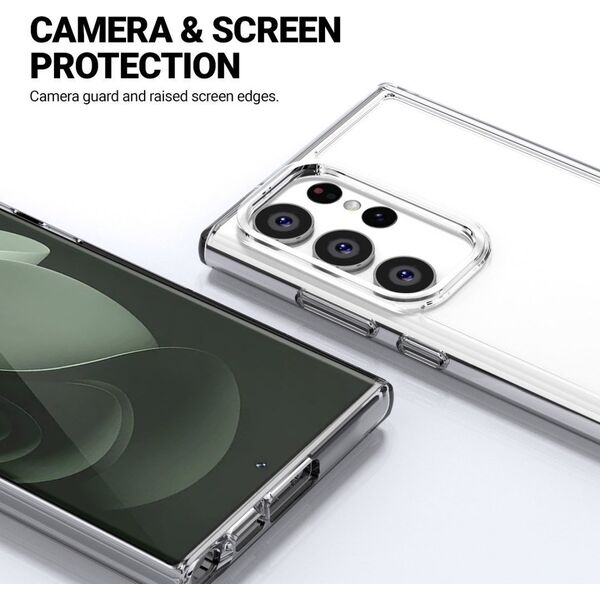 Crong Crong Crystal Shield Cover - Etui Samsung Galaxy S23 Ultra (przezroczysty) 12747732 5904310702416