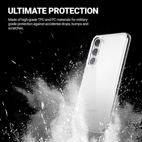Crong Crong Crystal Shield Cover - Etui Samsung Galaxy S23+ (przezroczysty) 12747733 5904310702409