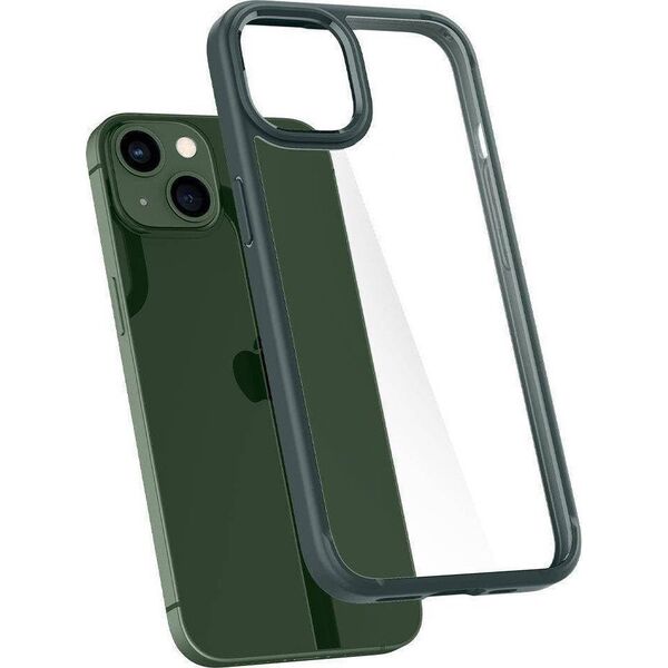 Spigen Etui IPHONE 13 Spigen Ultra Hybrid Crystal Midnight Green 12747970 8809811861129