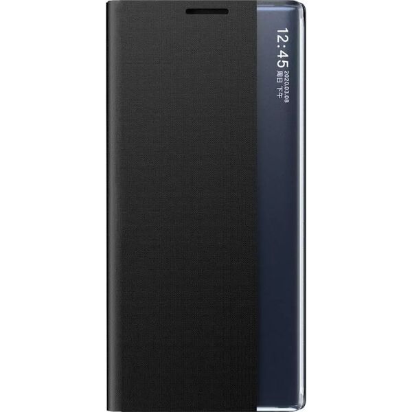 4kom.pl Etui New Sleep Case do Samsung Galaxy S23+ Plus pokrowiec z klapką podstawka czarne 12748013 9145576270110