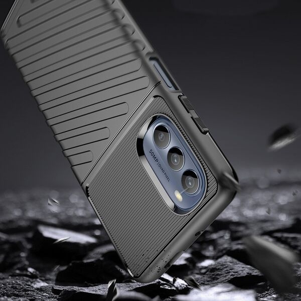 Hurtel Thunder Case etui do Motorola Moto G62 5G silikonowy pancerny pokrowiec czarne 12748399 9145576271636