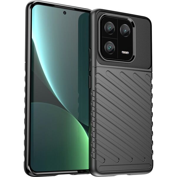 Hurtel Thunder Case etui do Xiaomi 13 Pro silikonowy pancerny pokrowiec czarne 12748401 9145576271650