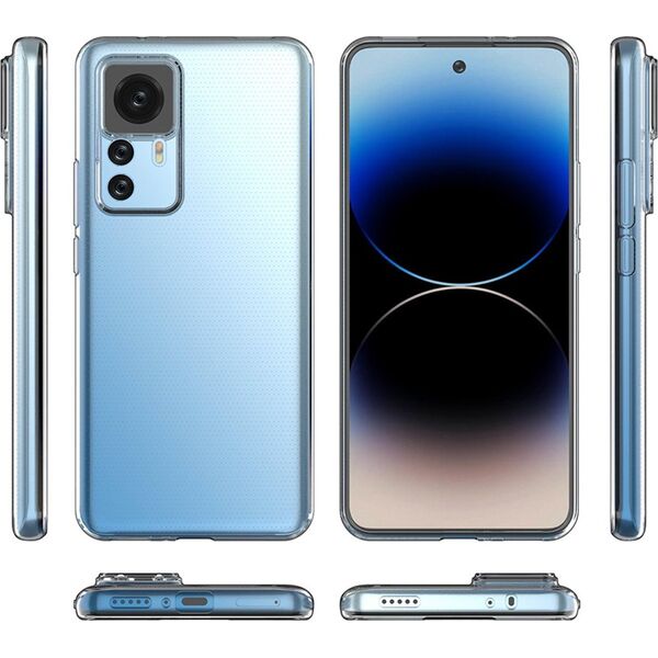 Hurtel Ultra Clear 0.5mm etui Xiaomi 12T Pro / Xiaomi 12T cienki pokrowiec przezroczyste 12748540 9145576271001