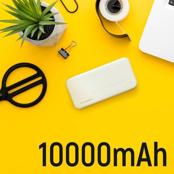 Powerbank Wozinsky Wozinsky PowerBank 10000mAh 2xUSB Biały LED Lekki WPBWE1 12753653 5907769307577