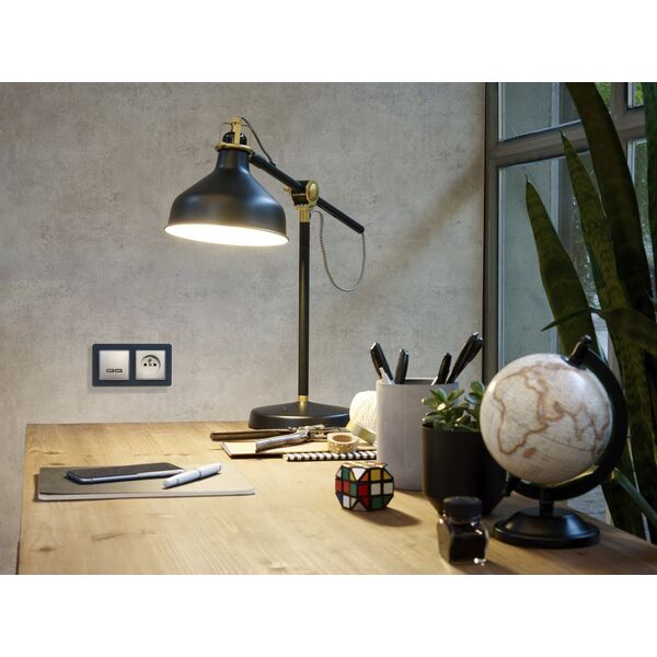 SCHNEIDERE Łącznik krzyżowy Schneider Sedna Design SDD111107L z podświetleniem biały Design & Elements 12759041 3606481478146