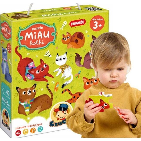 Czuczu Puzzle 40 element?w Miau - Kotki 12759937 5902983492184