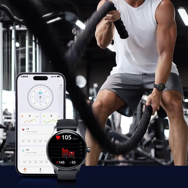 Smartwatch Joyroom FC1 Czarny  (JYR612) 12760155 6956116743826