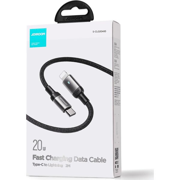 Kabel USB Joyroom USB-C - Lightning 1.2 m Czarny (JYR650) 12773989 6956116720018