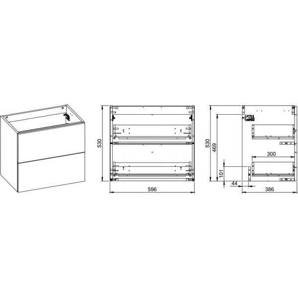 169333 KOMODA FRAME 60 2S WHITE HG BEZ BLATU PDW // EL.169333 12774272 5907546892906