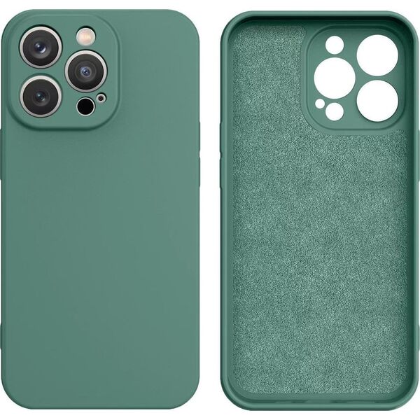 Hurtel Silicone case etui Samsung Galaxy A14 5G / Galaxy A14 silikonowy pokrowiec zielone 12781509 9145576273128