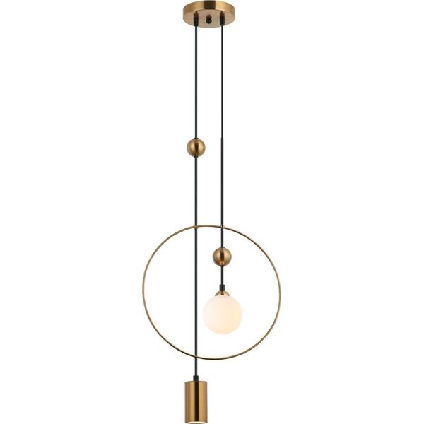 Lampa wisząca Italux Wisząca lampa Trosti PND-428892-BRO Italux do kuchni mosiądz 12783911 5902854533367