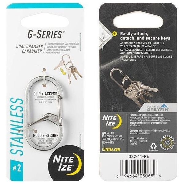 NiteIze Karabinek Nite Ize G-Series Dual Chamber Carab. 2 12785319 94664050686