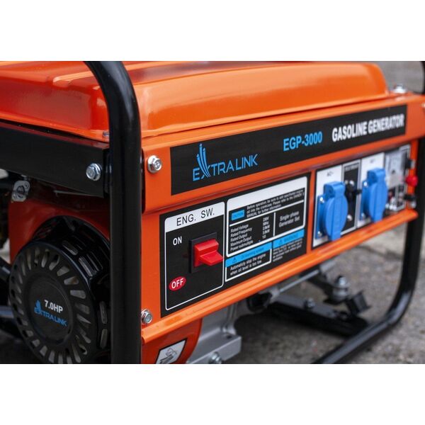Agregat ExtraLink Generator pršdu Petrol 3kW EGP-3000 12789698 5905090330349