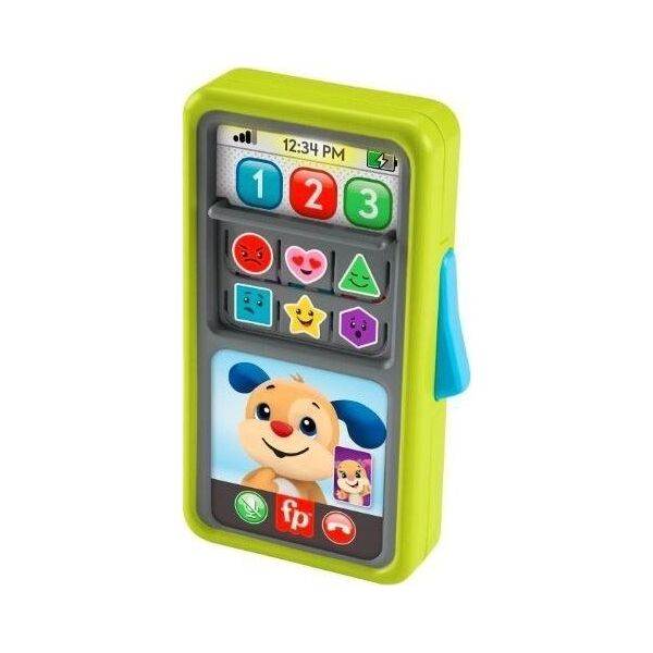 Fisher Price Smartfonik 2w1 Ucz się i miej! , Przesuwaj i ucz się 12789893 194735143917