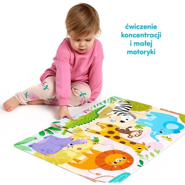 Czuczu Układanka 24 elementy Dzikie puzzle Sawanna 12789907 5902983492276