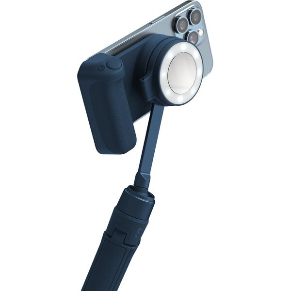 ShiftCam SnapGrip Creator Kit - 4w1 uchwyt do telefonu + statyw + lampa + powerbank niebieska 12806346 655729667838