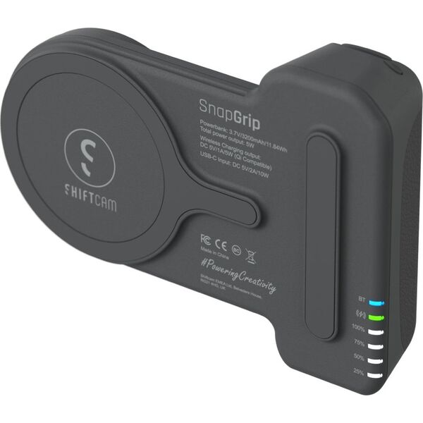 ShiftCam SnapGrip Creator Kit - 4w1 uchwyt do telefonu + statyw + lampa + powerbank niebieska 12806346 655729667838