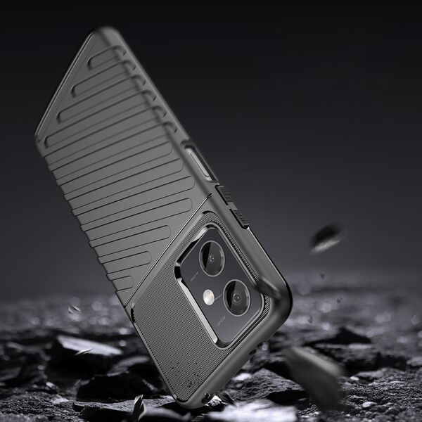 Hurtel Thunder Case etui Xiaomi Poco X5 5G / Redmi Note 12 5G silikonowy pancerny pokrowiec czarne 12814671 9145576274637