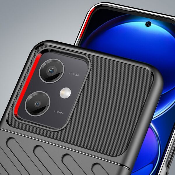 Hurtel Thunder Case etui Xiaomi Poco X5 5G / Redmi Note 12 5G silikonowy pancerny pokrowiec czarne 12814671 9145576274637