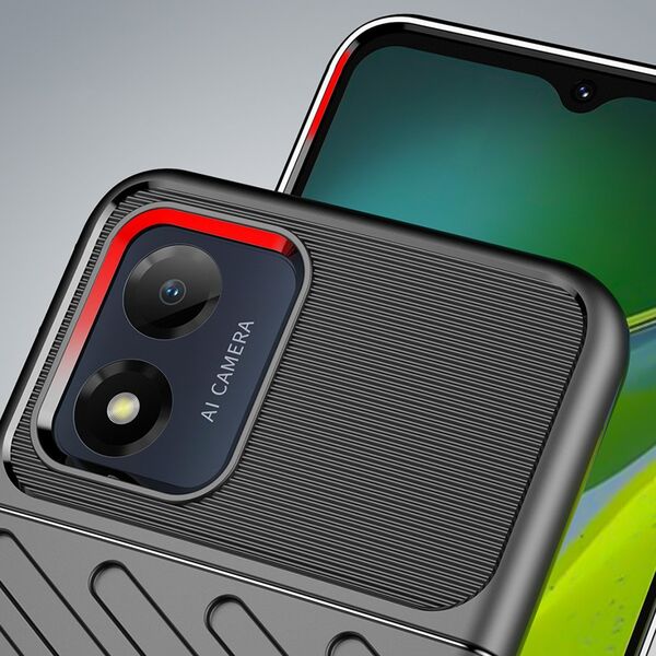 Hurtel Thunder Case etui Motorola Moto E13 silikonowy pancerny pokrowiec czarne 12814675 9145576274613