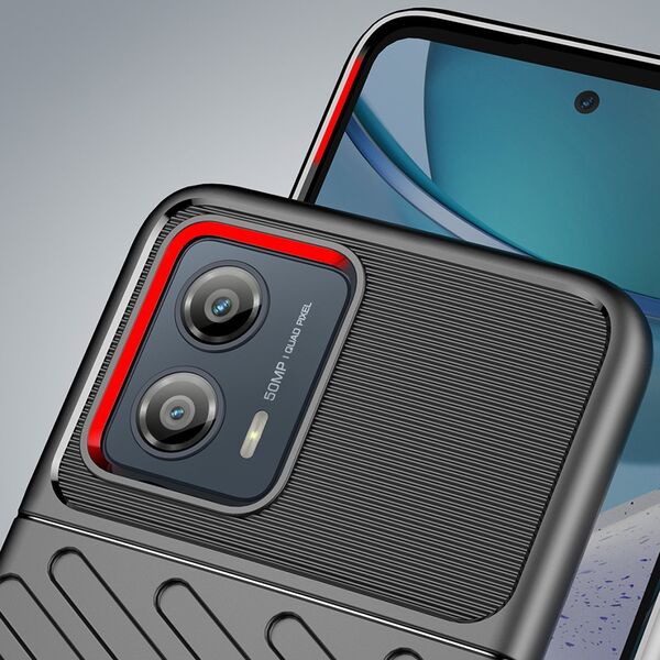 Hurtel Thunder Case etui Motorola Moto G53 silikonowy pancerny pokrowiec czarne 12814677 9145576274606