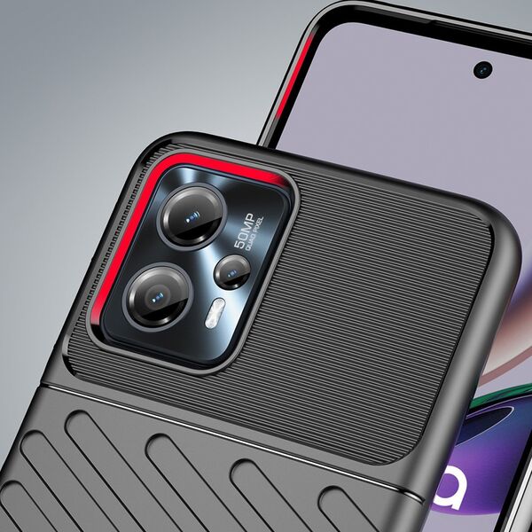 Hurtel Thunder Case etui Motorola Moto G13 silikonowy pancerny pokrowiec czarne 12814678 9145576274590