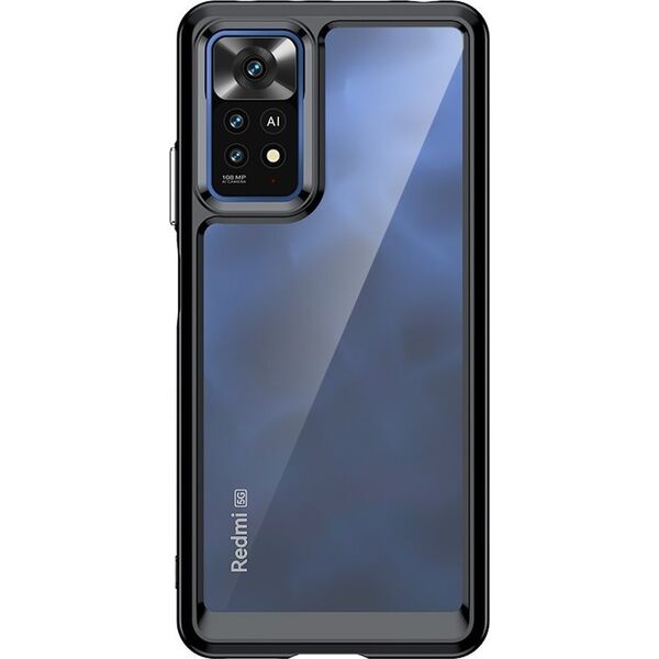 Hurtel Outer Space Case etui Xiaomi Poco X5 5G / Redmi Note 12 5G pokrowiec z elastyczną ramką czarne 12814690 9145576274811