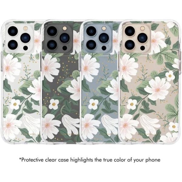 RIFLE PAPER CLEAR - ETUI IPHONE 13 PRO (WILLOW) 12814849 840171706505