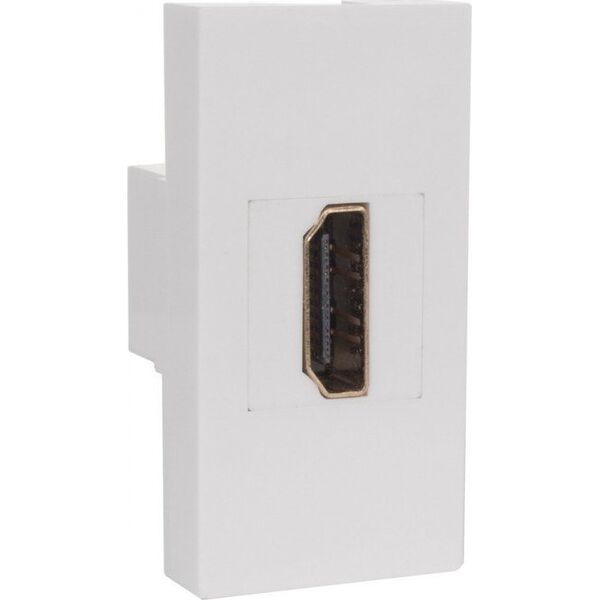 Maclean Gniazdo HDMI Maclean MCE720W pojedyncze, białe 12833884 5902211124764