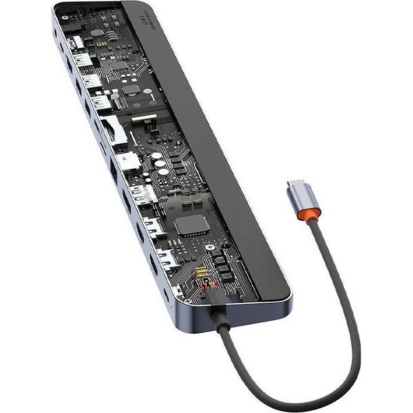 Stacja/replikator Baseus 12w1 EliteJoy Gen2 USB-C (WKSX030213) 12834373 6932172613877