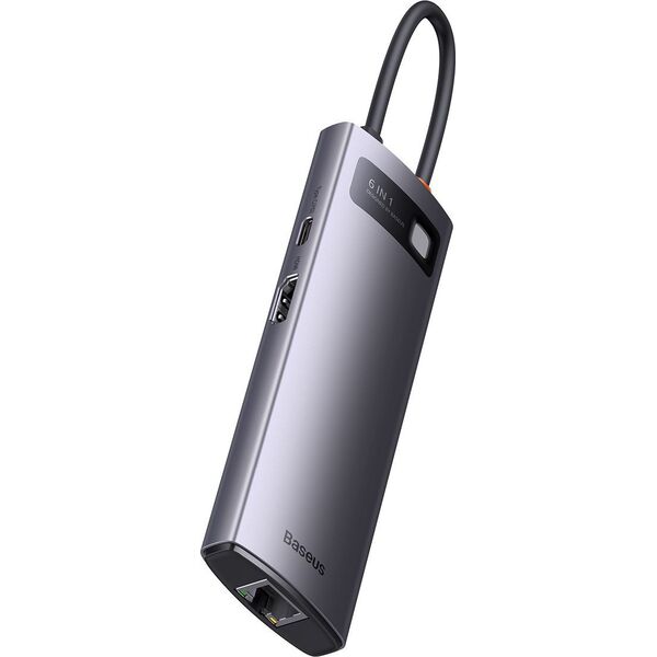 Stacja/replikator Baseus 6w1 StarJoy USB-C (WKWG080013) 12834374 6932172622145