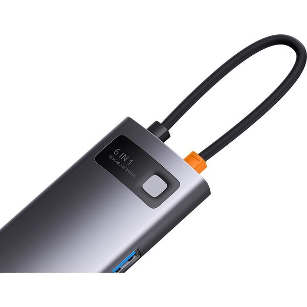 Stacja/replikator Baseus 6w1 StarJoy USB-C (WKWG080013) 12834374 6932172622145