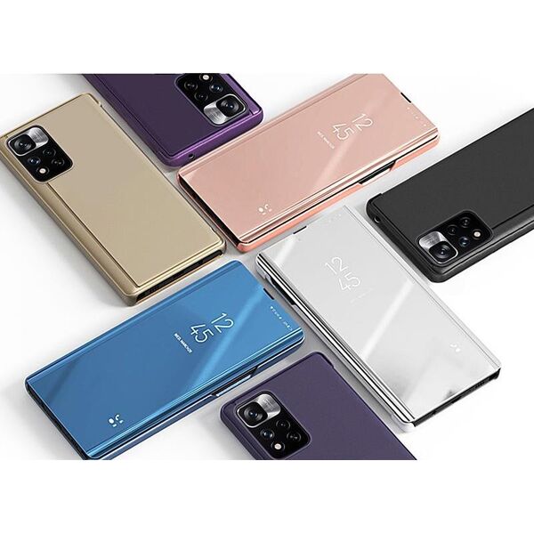 Hurtel Clear View Case etui Realme C33 pokrowiec z klapką czarne 12844164 9145576273944