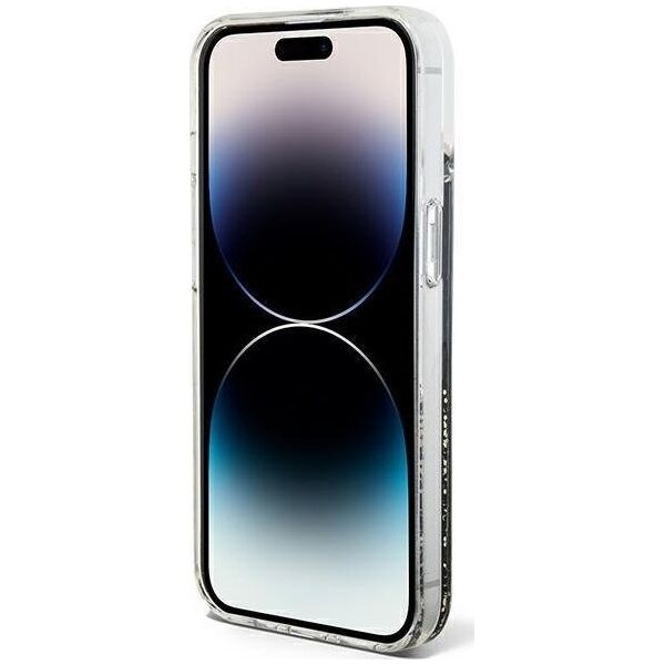 Guess Etui Guess GUHCP14SLCSGSGK Apple iPhone 14 czarny/black hardcase Liquid Glitter Marble 12844368 3666339127282