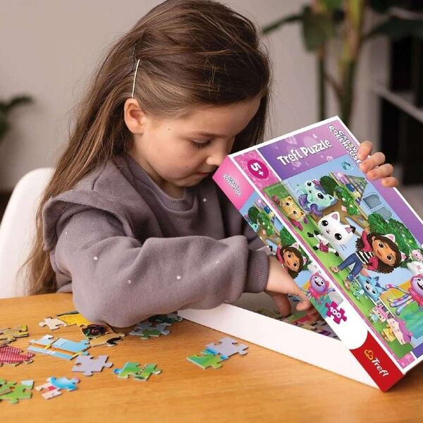 Trefl PUZZLE 100EL TREFL KOCI DOMEK GABI PUD 12857274 5900511164640