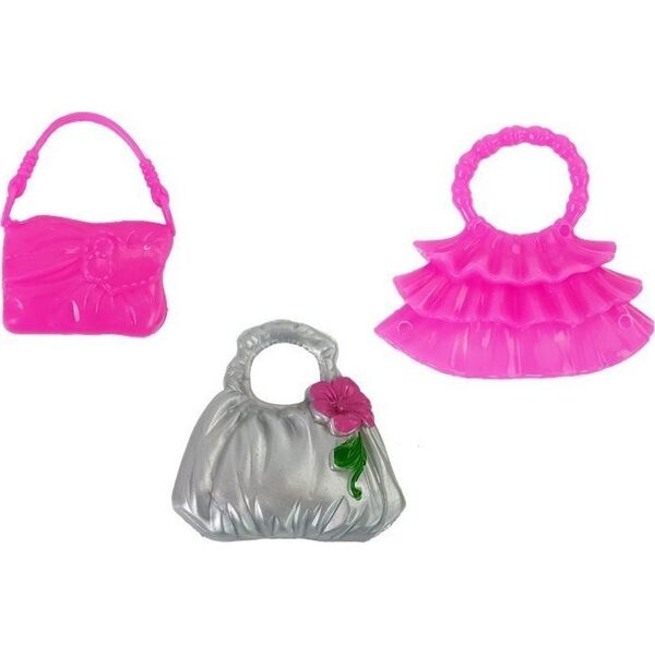 LeanToys Lalka Fioletowa Suknia Bal Torebka Szpilki Biżuteria 12857884 5905515350037