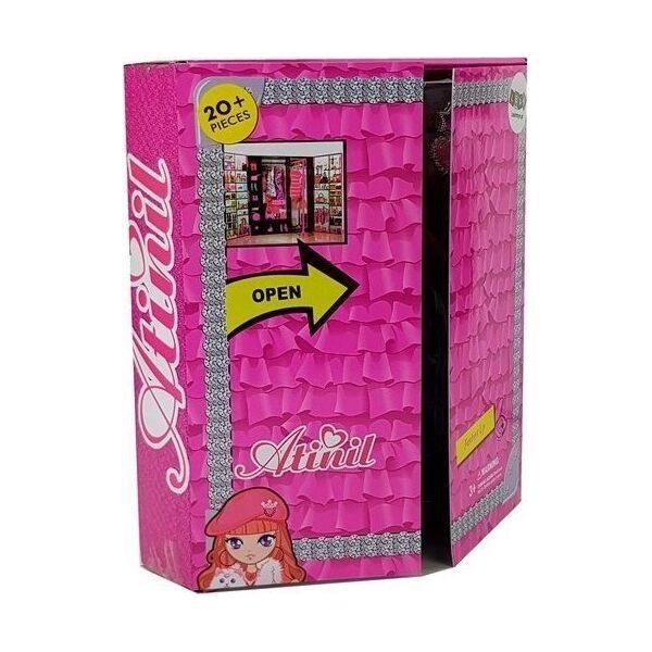 LeanToys Lalka Fioletowa Suknia Bal Torebka Szpilki Biżuteria 12857884 5905515350037