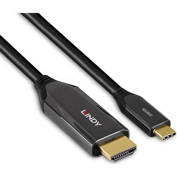 Kabel USB Lindy USB-C - HDMI 3 m Czarny (43369) 12864115 4002888433693