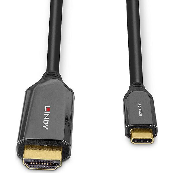 Kabel USB Lindy USB-C - HDMI 3 m Czarny (43369) 12864115 4002888433693