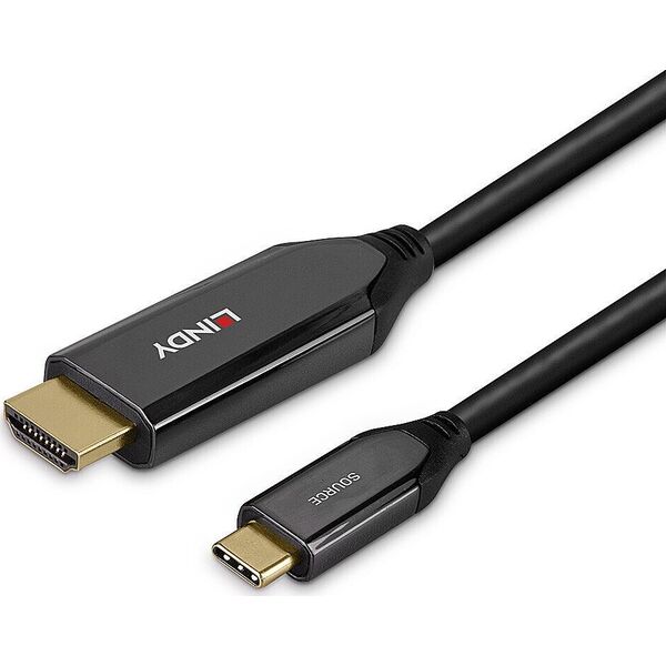 Kabel USB Lindy USB-C - HDMI 3 m Czarny (43369) 12864115 4002888433693