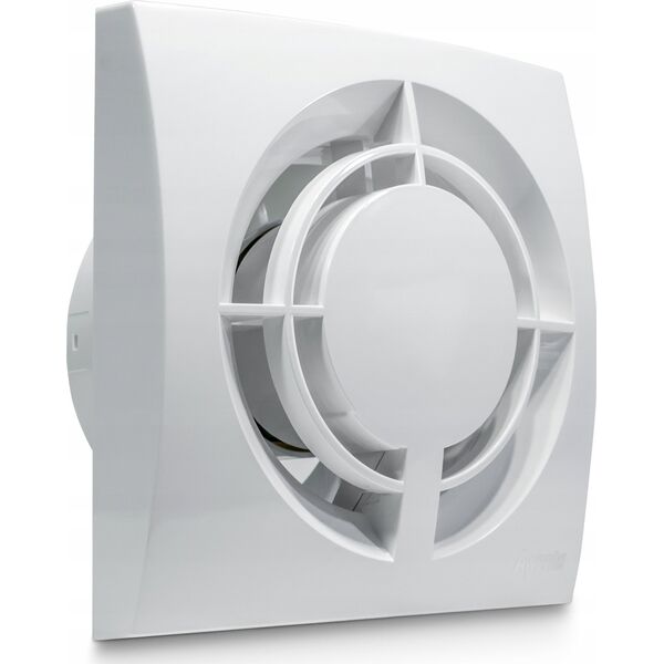 Wentylator AWENTA Wentylator łazienkowy Awenta Fabio WFB125H 13W fi125mm wyłącznikiem czasowym i czujnikiem wilgotności biały 12864541 5905033302297