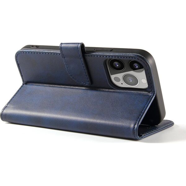 Hurtel Magnet Case etui do Xiaomi Redmi Note 12 5G / Poco X5 5G pokrowiec z klapką portfel podstawka niebieskie 12889464 9145576277072