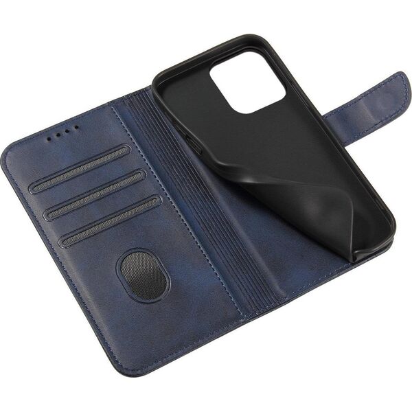 Hurtel Magnet Case etui do Xiaomi Redmi Note 12 5G / Poco X5 5G pokrowiec z klapką portfel podstawka niebieskie 12889464 9145576277072