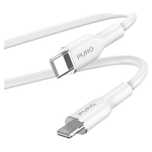 Kabel USB Puro USB-C - Lightning 1.5 m Biały (PUR686) 12890598 8018417440922