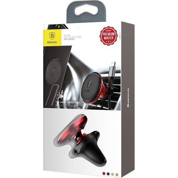 Baseus Uchwyt magnetyczny do samochodu Magnetic Air Vent 12893927 6932172627027