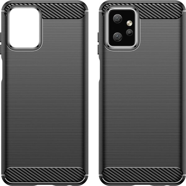 Hurtel Carbon Case etui do Motorola Moto G Power 2023 elastyczny silikonowy karbonowy pokrowiec czarne 12894963 9145576275559
